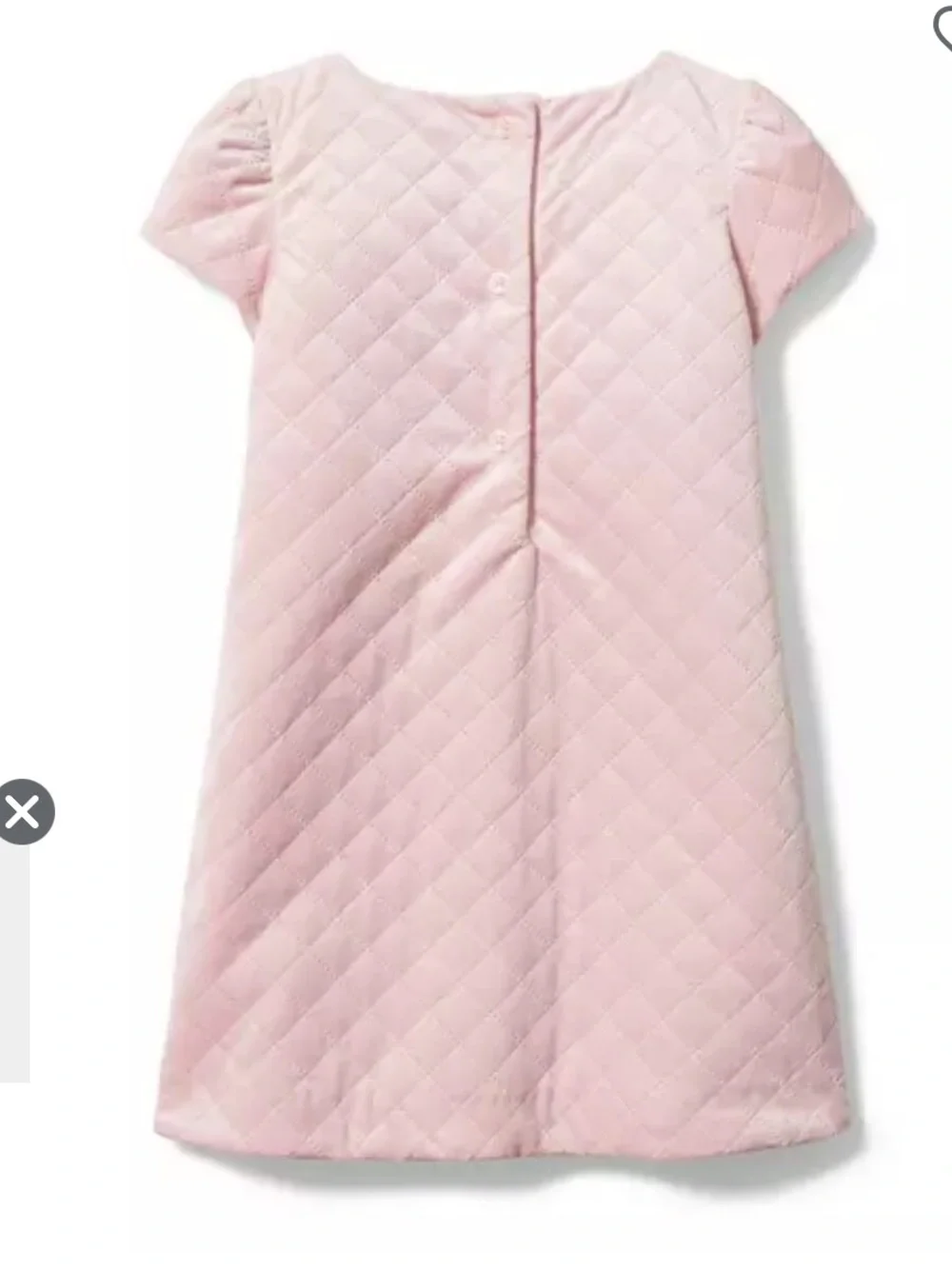 Janie and Jack Pink Quilted Dress Girls 7 Bow Pockets Party